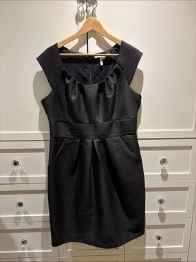 Max and Cleo Classic Black Sleeveless A-Line Dress